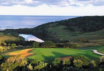 Wild Coast Sun Country Club KwaZulu-Natal rugged coastal course wide fairways challenging winds golf