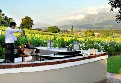 Cape Winelands wedding venues vineyards Franschhoek Stellenbosch estate catering destination wedding