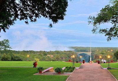 The luxury at Victoria Falls Hotel