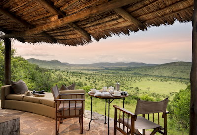 andBeyond Klein's Camp panoramic Serengeti Masai Mara views Kuka Hills Tanzania