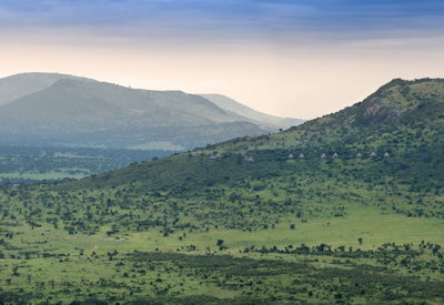 andBeyond Klein's Camp Kuka Hills rolling grasslands Serengeti Great Migration Tanzania