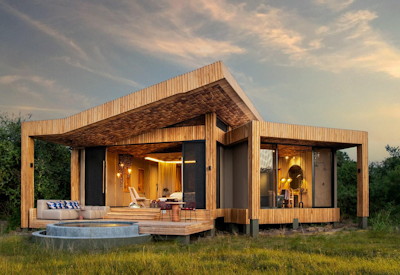andBeyond Grumeti River Lodge luxury tented suite Grumeti western Serengeti Tanzania