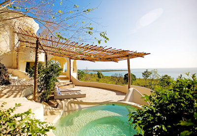 Kilindi Zanzibar private plunge pool domed pavilion suite Indian Ocean northern Zanzibar