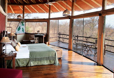Tarangire Treetops Lodge 65m² largest bedrooms East Africa open-fronted treehouse Tanzania