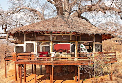 Tarangire Treetops Lodge private intimate chalet local craftsmanship natural materials Tanzania