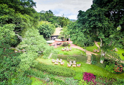Gibb's Farm private romantic safari accommodation candlelit dinner Tanzania