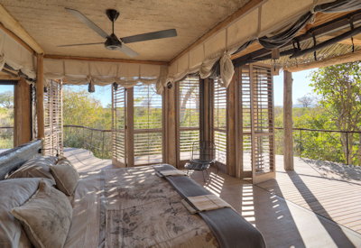 Jabali Private House luxurious en-suite suite king bed mosquito netting overhead fan Tanzania