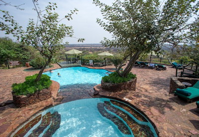 Kirawira Serena Camp two swimming pools family-friendly western Serengeti Tanzania