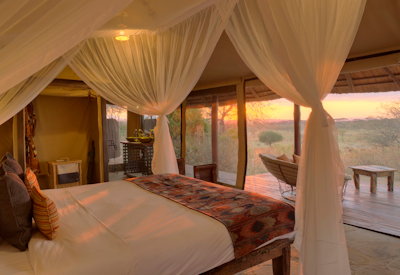 Little Oliver's Camp beautifully appointed suite handcrafted dhow timber Tanzania