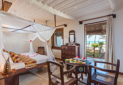 Diamonds Mapenzi Beach Club Beach Villa beachfront private veranda Zanzibar Tanzania