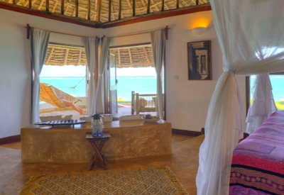 Matemwe Lodge private beach views white sand Indian Ocean Zanzibar Tanzania