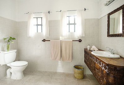Mount Meru Game Lodge en-suite bathroom Arusha wildlife sanctuary Tanzania