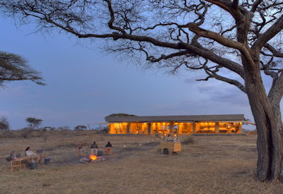 Namiri Plains Camp remote wild Serengeti location only camp within hour's drive Tanzania