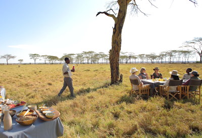 Namiri Plains Camp fresh local produce cuisine Serengeti plains Tanzania Asilia