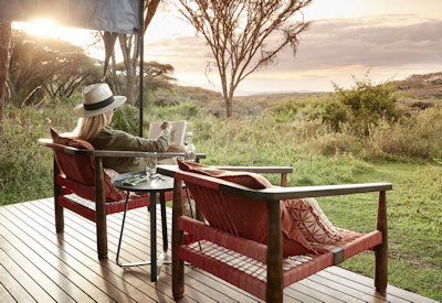 Sanctuary Ngorongoro Crater Camp Ngorongoro Crater floor views below Tanzania