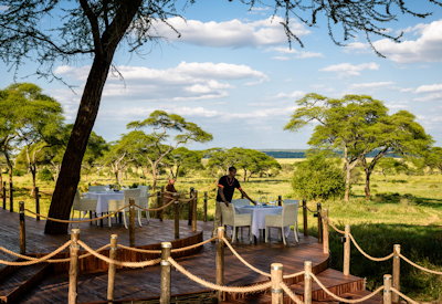 Sanctuary Swala Camp Tarangire National Park views waterhole lion leopard elephant Tanzania