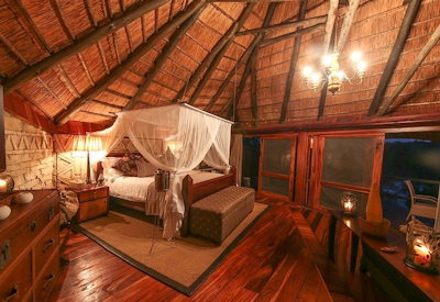 Mivumo River Lodge large romantic suite romantic foot claw bath Rufiji views Tanzania