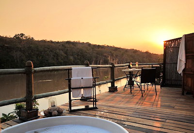 Mivumo River Lodge Villa Suite private Jacuzzi plunge pool Rufiji River Tanzania