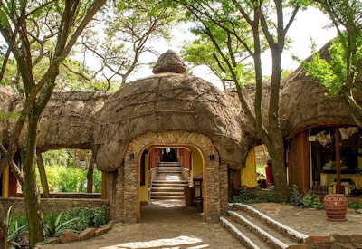 Serengeti Serena Safari Lodge thatched beehive-style lodge central Serengeti Tanzania