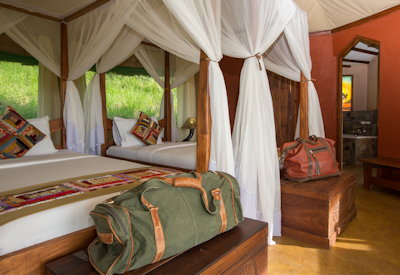Serengeti Simba Lodge family-friendly stone villa Grumeti River views Tanzania