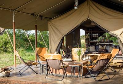 Singita Explorer Tented Camp classic luxury mobile camping Grumeti Reserve Tanzania