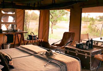Singita Explorer Tented Camp outstanding bushveld views Grumeti Reserve Tanzania