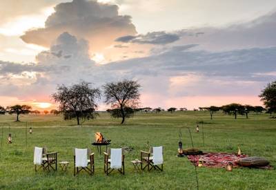 Singita Sabora Tented Camp Grumeti Reserve Great Migration wildebeest Tanzania