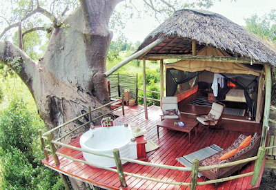 Mbali Mbali Tarangire River Camp spacious intimate suite Tarangire National Park Tanzania
