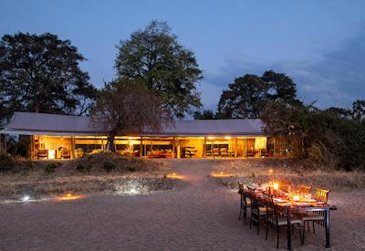 Ruaha National Park night game drive Kwihala Camp Best Of Asilia Safari Tanzania