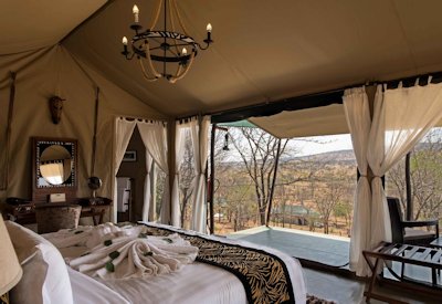 Lake Manyara National Park tree-climbing lions flamingos Craters Valleys Safari Tanzania