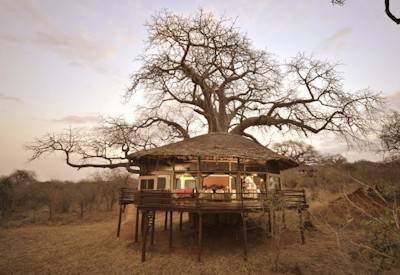 Tarangire Treetops Lodge treehouse game drive Elewana Sky Safari Tanzania