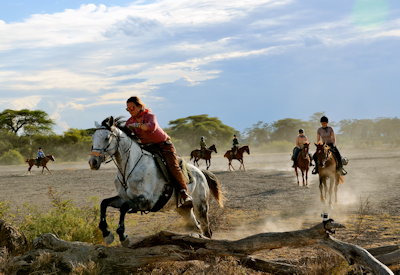 Sunrise horse ride Lolkisale Ranch Tarangire National Park Lolkisale Horseback Safari