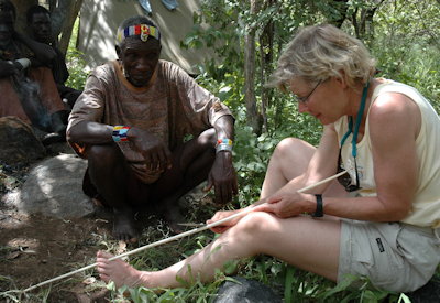 Hadzabe village guided walk authentic culture Yaeda Valley Tanzania