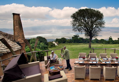 andBeyond Ngorongoro Crater Lodge crater rim fly-in Ngorongoro Fly In Express Tanzania