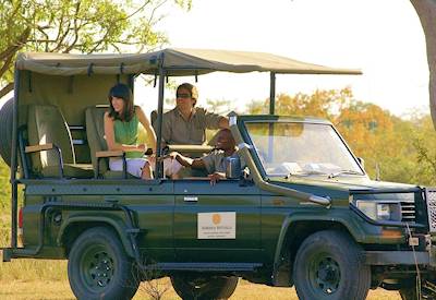 Rufiji River boat cruise sunset hippo crocodile Selous Fly In Express Tanzania