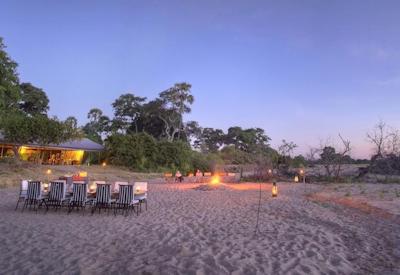 Kwihala Camp Mwagusi River baobab forest Ruaha National Park Tanzania Asilia
