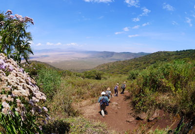 Ngorongoro Crater floor uninterrupted views rain shadow west rim Steps Ngorongoro