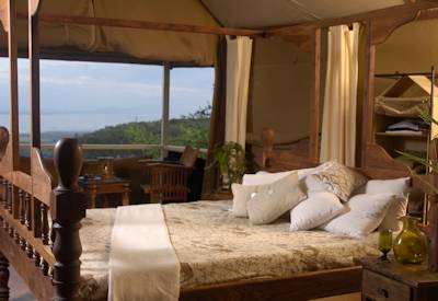 Luxury tented suite private deck Taste of Tented Safari Tanzania Asilia