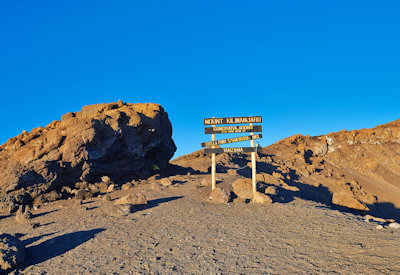 Kilimanjaro Lemosho Route Uhuru Peak 5895m summit night ascent Barafu Camp Tanzania
