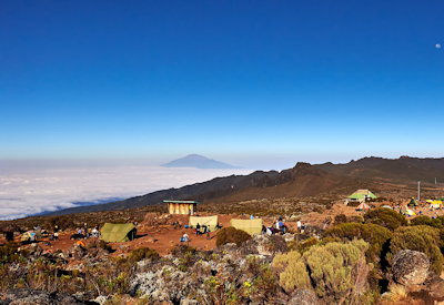 Kilimanjaro Machame Route Millennium Camp 3820m descent Mweka Gate Tanzania
