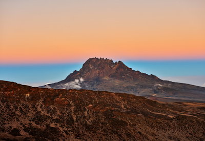 Rongai Route Mawenzi Tarn Camp semidesert rocky terrain School Hut 4715m Kilimanjaro Tanzania