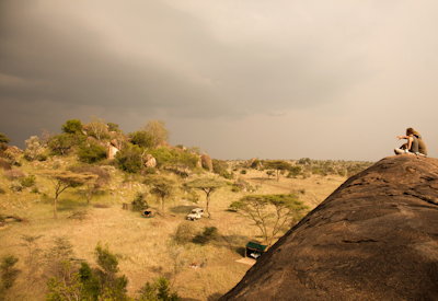 Wayo walking fly camp remote Serengeti plains lion elephant Walk The Great Migration