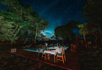 Adrift River Club private romantic dining riverside pizza oven Victoria Nile Uganda