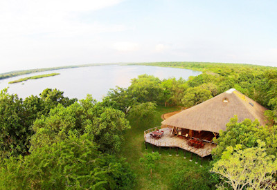Bakers Lodge named Samuel Baker explorer Murchison Falls National Park Uganda