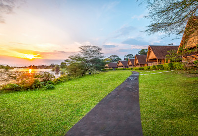 Chobe Safari Lodge River Nile rapids views Murchison Falls National Park Uganda