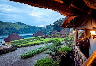 Crater Safari Lodge hilltop Lake Nyinabulitwa crater views Kibale National Park Uganda