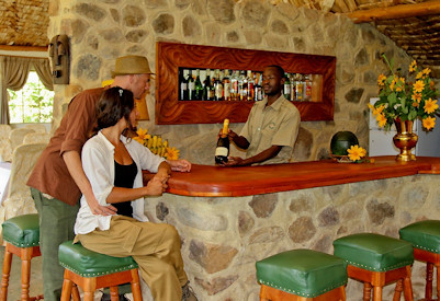 Engagi Lodge gorilla trekking guided forest walk Bwindi Impenetrable Forest Uganda