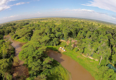 Ishasha Wilderness Camp idyllic remote southern Ishasha sector Uganda
