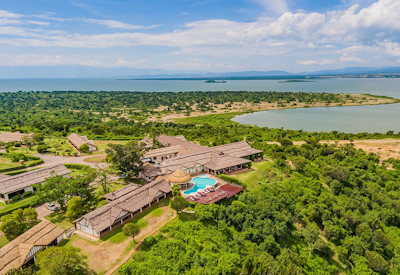 Mweya Safari Lodge peninsula Queen Elizabeth National Park Rwenzori Uganda