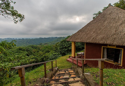 Ndali Lodge exceptional Nyinambuga Crater Lake views Rwenzori Mountains Uganda